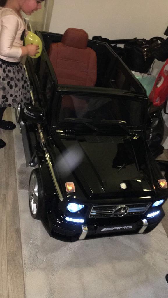Mercedes G-klasse 63 AMG kinderauto – zwart – topstaat!, Kinderen en Baby's, Speelgoed | Buiten | Accuvoertuigen, Zo goed als nieuw