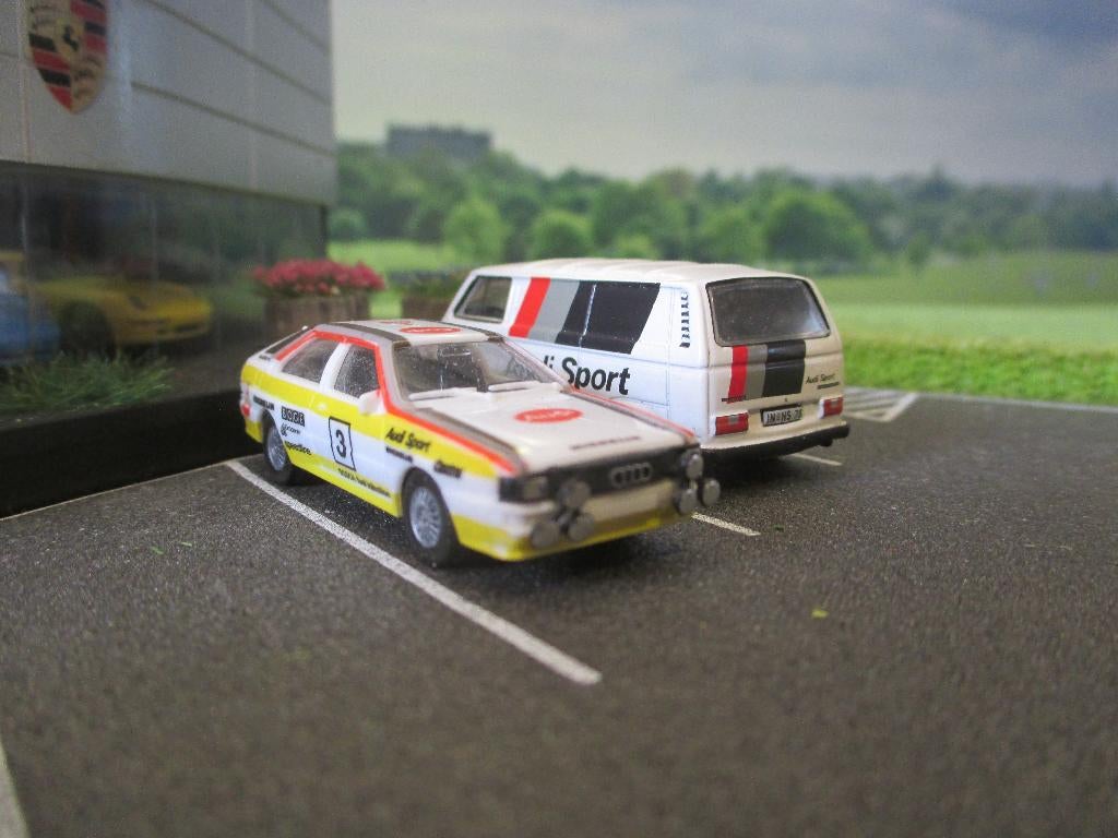 Audi Quattro B2 - Herpa Rally HB zonder nachtlampen, Hobby en Vrije tijd, Modelauto's | 1:87, Ophalen of Verzenden, Zo goed als nieuw