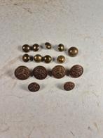 Wo2 Nederlandse KNIL uniform knopen, Verzamelen, Ophalen of Verzenden, Nederland, Kleding of Schoenen