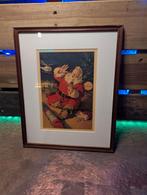 Coca-Cola Kerstman Print in Lijst, Ophalen of Verzenden