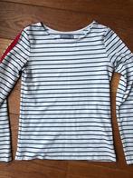 GEISHA meisjes  t shirt maat 164 wit, zwarte strepen ZGAN., Geisha, Meisje, Ophalen of Verzenden, Zo goed als nieuw