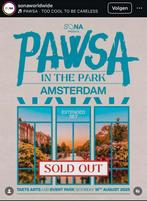 3 tickets voor Pawsa In The Park, Drie personen of meer, Augustus