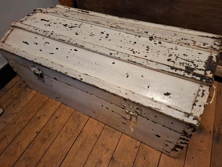 dekenkist, opbergkist, piratenkist, kist, wonen, opberger, Huis en Inrichting, Woonaccessoires | Kisten, Gebruikt, Minder dan 50 cm