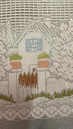 Vitrage met huisje en boompje. 46cm hoog., Ophalen of Verzenden, Nieuw, 200 cm of meer, Minder dan 100 cm