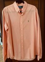 Prachtig oranje /wit fijn ruitje Ralph Lauren overhemd L, Ralph Lauren, Oranje, Ophalen of Verzenden, Zo goed als nieuw