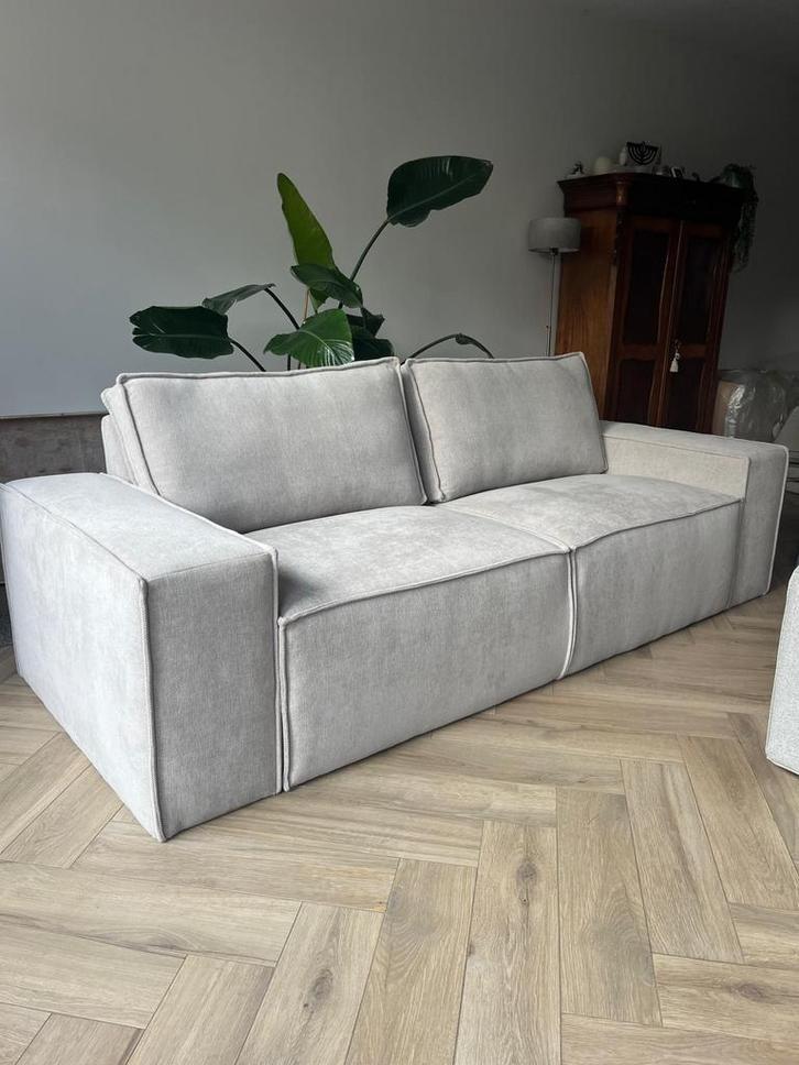 3 zitsbank NIEUW, Huis en Inrichting, Banken | Sofa's en Chaises Longues, Nieuw, Driepersoons, 200 tot 250 cm, 75 tot 100 cm, Stof