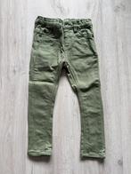 Wibra groene skinny jeans stretch lange broek groen 92 98, Broek, Jongen of Meisje, Ophalen of Verzenden, Zo goed als nieuw