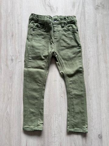 Wibra groene skinny jeans stretch lange broek groen 92 98 beschikbaar voor biedingen