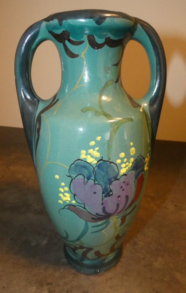 Vaas, 2 oren, urn vaas GOUDA aardewerk [1608-C], Antiek en Kunst, Antiek | Keramiek en Aardewerk, Ophalen