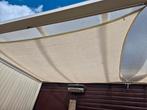 Twee schaduwdoeken,  kleur licht beige., Ophalen, Zo goed als nieuw