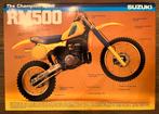 Brochure / folder - Suzuki crossmotor (~1980/85)., Ophalen of Verzenden, Zo goed als nieuw, Motoren