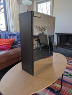 IKEA wandkastje met spiegel – donker hout – strak design, Ophalen, 50 tot 100 cm, Minder dan 25 cm, Minder dan 100 cm