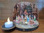 Crèche Noël 13dlg porselein fèves kerststal Fr, Ophalen of Verzenden