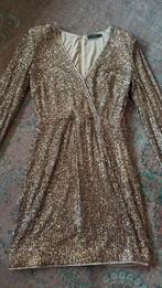 Gouden Kerst  jurk GUESS met Pailletten, Kleding | Dames, Jurken, Ophalen of Verzenden, Zo goed als nieuw, Boven de knie