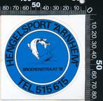 Sticker: Hengelsport Arnhem, Ophalen of Verzenden, Zo goed als nieuw, Overige typen