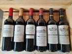 6 oude Flessen Wijn Frankrijk Rood Chateau Paulliac Canet, Verzamelen, Verzenden, Frankrijk, Nieuw, Rode wijn