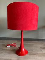 Mooie rode lamp, Huis en Inrichting, Ophalen of Verzenden, Metaal, Zo goed als nieuw, 50 tot 75 cm