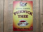 Reclamebord Douwe Egberts Pickwick Thee 20x30, Verzamelen, Merken en Reclamevoorwerpen, Ophalen of Verzenden, Zo goed als nieuw