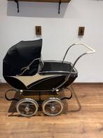 Vintage Ouderwetse Mutsaerts Zwarte Kinderwagen Uit Jaren 50, Ophalen, Zo goed als nieuw, Overige merken, Zonnekap