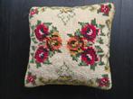 Vintage geknoopt kussen .40x 40, Ophalen of Verzenden, Vierkant