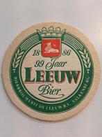 Leeuw pils. Klein viltje medio 1985, Verzamelen, Biermerken, Nieuw, Viltje(s), Ophalen of Verzenden, Leeuw