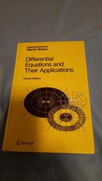 Differential Equations and their applications, Boeken, Martin Braun, WO, Beta, Ophalen
