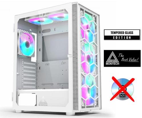 SkyLake i5-6600K 6e gen Montech X3 Glass ARGB, Computers en Software, Desktop Pc's, Zo goed als nieuw, 3 tot 4 Ghz, SSD, 8 GB