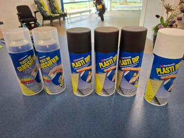 plastic dip Zwart en Wit beschikbaar voor biedingen