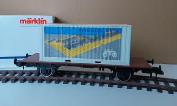 Märklin 1 - 5411 - Containerwagon 'Märklin' beschikbaar voor biedingen