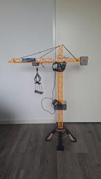 Elektrische bouwkraan met afstandsbediening - Speelgoed, Ophalen of Verzenden, Gebruikt