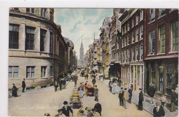 amsterdam jode breestraat veel volk  1909  beschikbaar voor biedingen