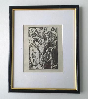 Clement Serveau (1886-1972) Houtgravure II beschikbaar voor biedingen