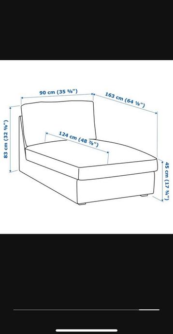 IKEA Kivik Chaise Long (3 x!) + 2,5 Zitsbank - Bottled Green - afbeelding 5