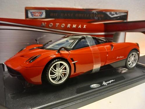 Pagani Huayra rood Motormax metal 1:18 KRD, Hobby en Vrije tijd, Modelauto's | 1:18, Zo goed als nieuw, Auto, Overige merken, Ophalen of Verzenden
