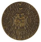 Penning VPK 1973 Niel Steenbergen : Huwelijkspenning, Verzenden, Brons, Nederland