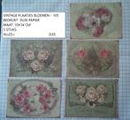 vintage plaatjes bloemen 105 ( alleen verzenden, Hobby en Vrije tijd, Kaarten | Zelf maken, Ophalen, Nieuw, Overige thema's, Knipvel
