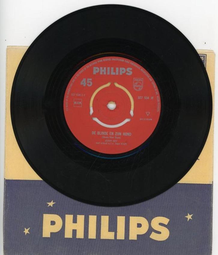 Single van Jerry Bey uit 1963, Cd's en Dvd's, Vinyl | Nederlandstalig, Gebruikt, Levenslied of Smartlap, Overige formaten, Ophalen of Verzenden