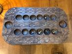 Houten Tafeltje met Afrikaans Mancala Spel, Hobby en Vrije tijd, Gezelschapsspellen | Bordspellen, Een of twee spelers, Ophalen