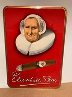 Aangeboden :  Mooie Oude Reclame van Elisabeth Bas Sigaren., Ophalen of Verzenden, Zo goed als nieuw, Reclamebord