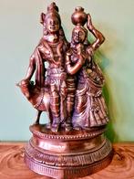 RADHA KRISHNA BEELD 47 CM!, Ophalen of Verzenden, Zo goed als nieuw, Hindoeïsme, Beeld(je)