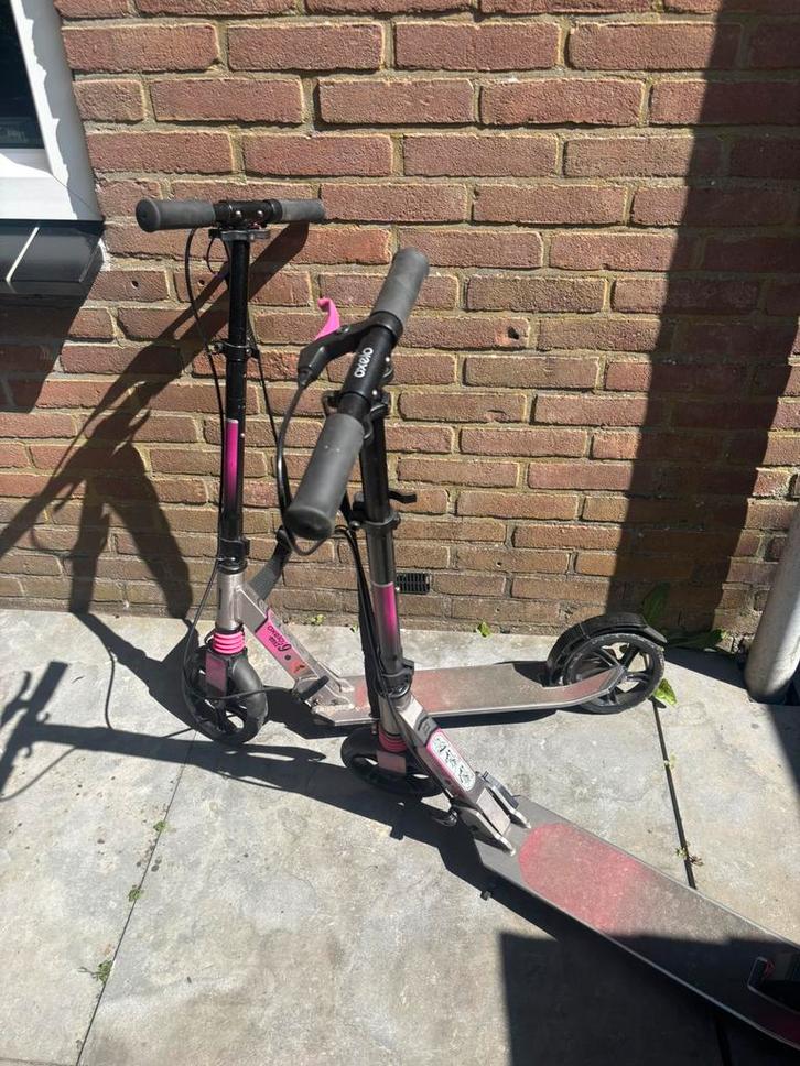 2x OXELO Step Mid 9 roze/zwart, Fietsen en Brommers, Fietsen | Tandems, Zo goed als nieuw, Vering, Ophalen
