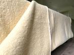 Toffe lichtgele vintage wollen deken, Huis en Inrichting, Woonaccessoires | Plaids en Woondekens, Ophalen of Verzenden, Zo goed als nieuw