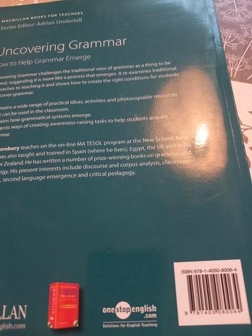 Uncovering Grammar - Scott Thornbury beschikbaar voor biedingen