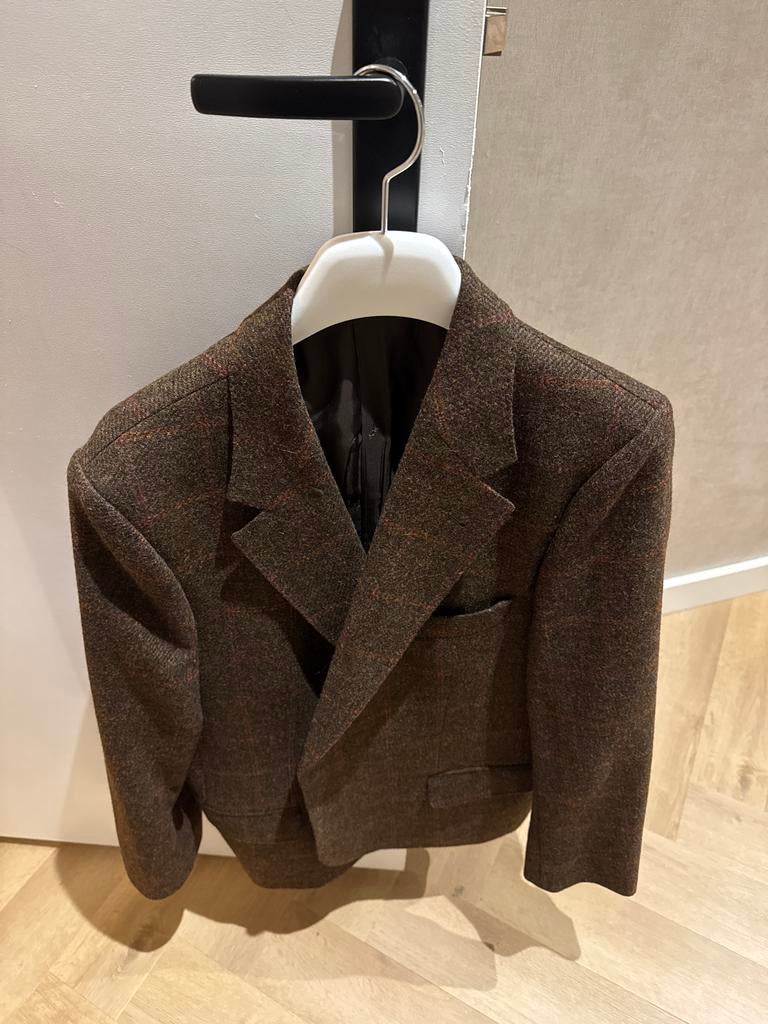 Prachtig Burberry Colbert 100% Wol - Origineel, Kleding | Heren, Ophalen of Verzenden, Gedragen, Overige maten, Bruin