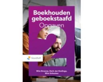 Boekhouden geboekstaafd 2 opgaven 9789001018177 beschikbaar voor biedingen