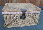 Vintage picknickmand met draaghengsels, Ophalen, Gebruikt