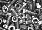 Partij RVS A4 bouten DIN931+ moeren, ringen, Ophalen, Nieuw, Bouten of Moeren, Rvs