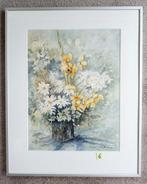 Aquarel "Bloemen stilleven" door H.J. Plettenburg, Ophalen of Verzenden