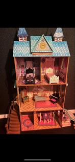 Frozen Arendelle Poppenhuis Kidscraft, Ophalen of Verzenden, Zo goed als nieuw, Poppenhuis