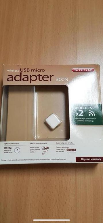 Draadloze USB adapter 300N Sitecom